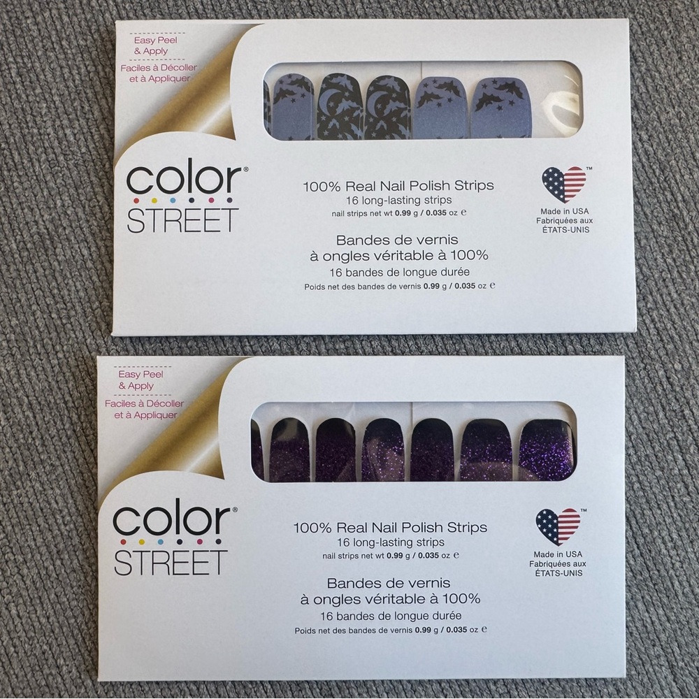 Color Street Nail Strips Set - Halloween - Bat’s Amore, Perfect Poison
